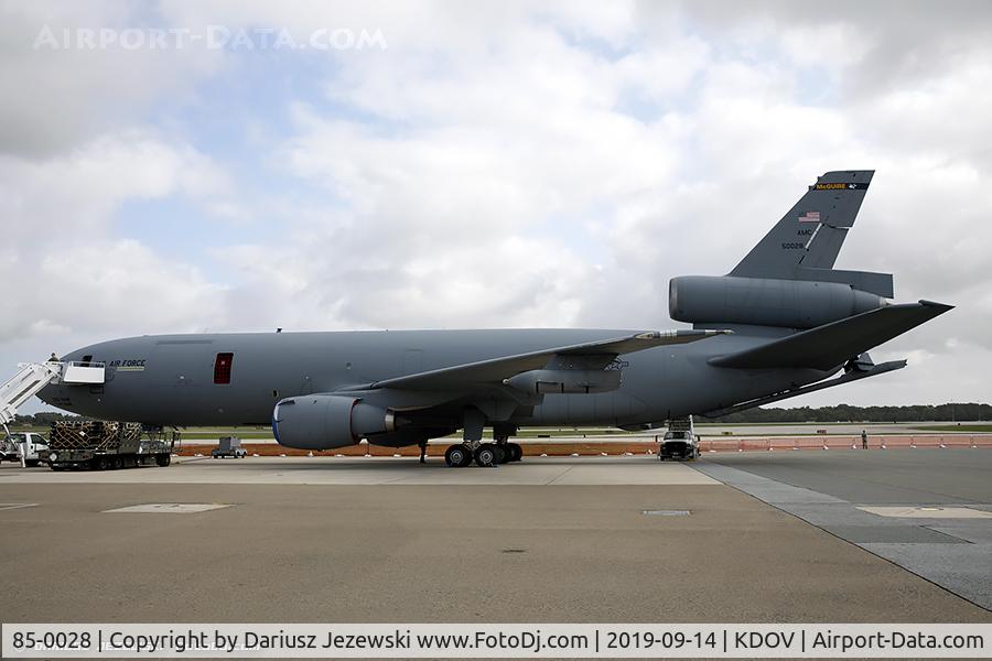 85-0028, 1985 McDonnell Douglas KC-10A Extender C/N 48233, KC-10A Extender 85-0028  from 2nd ARS 