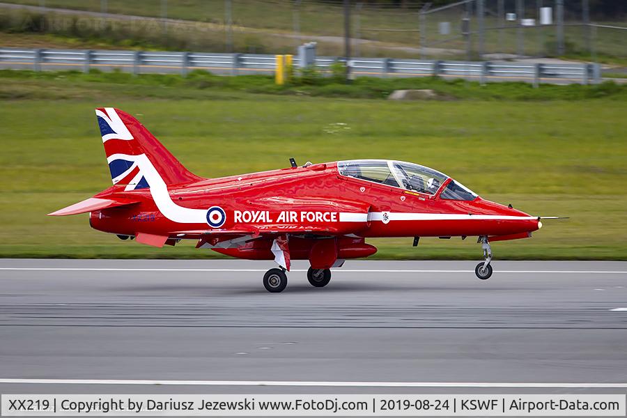 XX219, 1978 Hawker Siddeley Hawk T.1A C/N 055/312055, RAF Hawk T.1A XX219  from Royal Air Force Aerobatic Team 