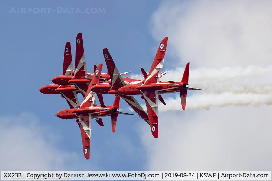XX232, 1978 Hawker Siddeley Hawk T.1 C/N 068/312068, RAF Hawk T.1A XX232  from Royal Air Force Aerobatic Team 
