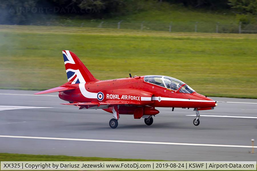 XX325, 1980 Hawker Siddeley Hawk T.1 C/N 169/312150, RAF Hawk T.1A XX325  from Royal Air Force Aerobatic Team 