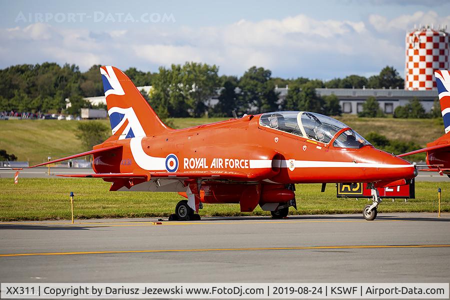 XX311, 1980 Hawker Siddeley Hawk T.1 C/N 147/312136, RAF Hawk T.1A XX311  from Royal Air Force Aerobatic Team 