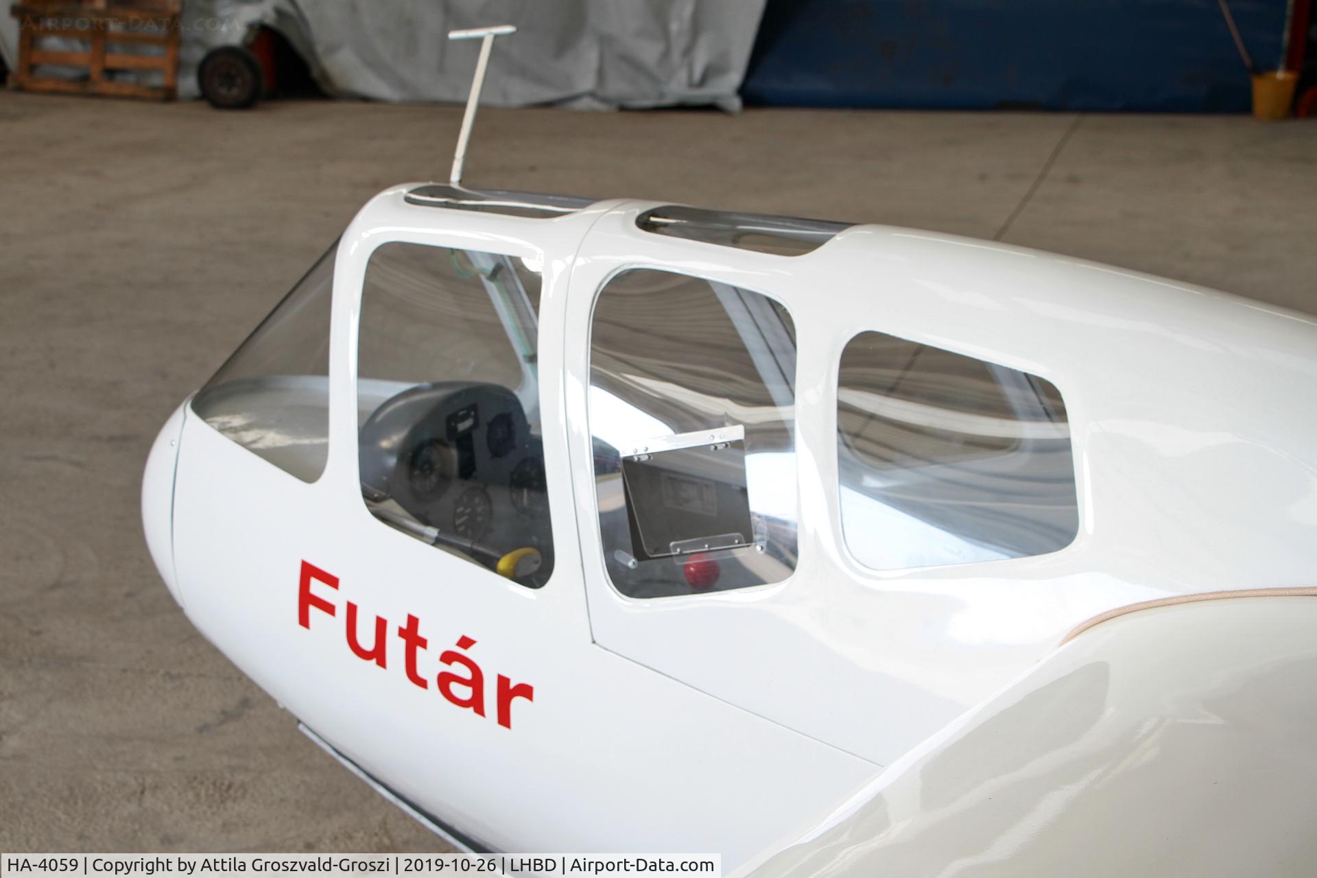 HA-4059, 1950 Rubik R-22 Futár C/N E-741, LHBD - Börgönd Airport, Hungary