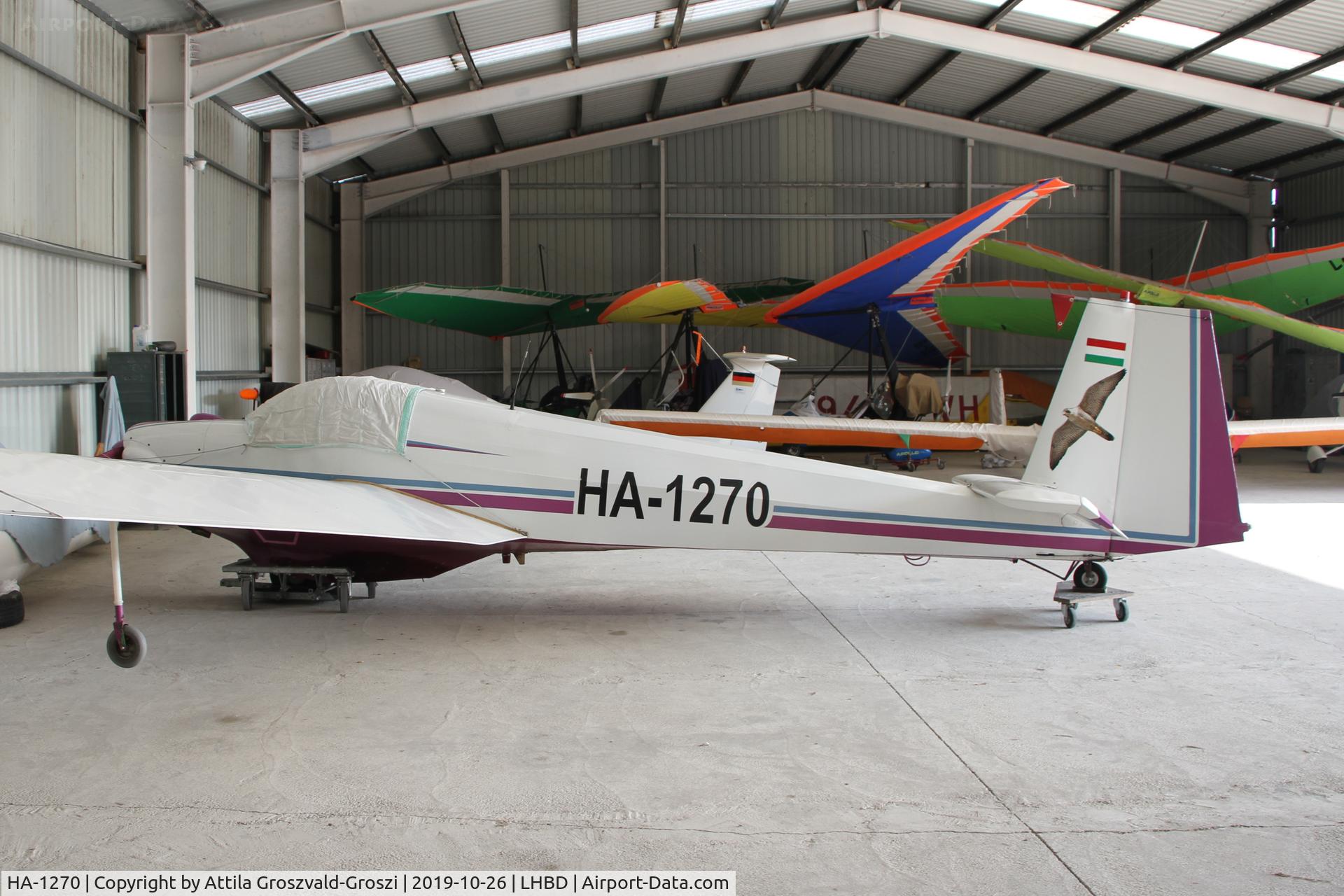 HA-1270, 1972 Scheibe SF-25C Falke C/N 4450, LHBD - Börgönd Airport, Hungary