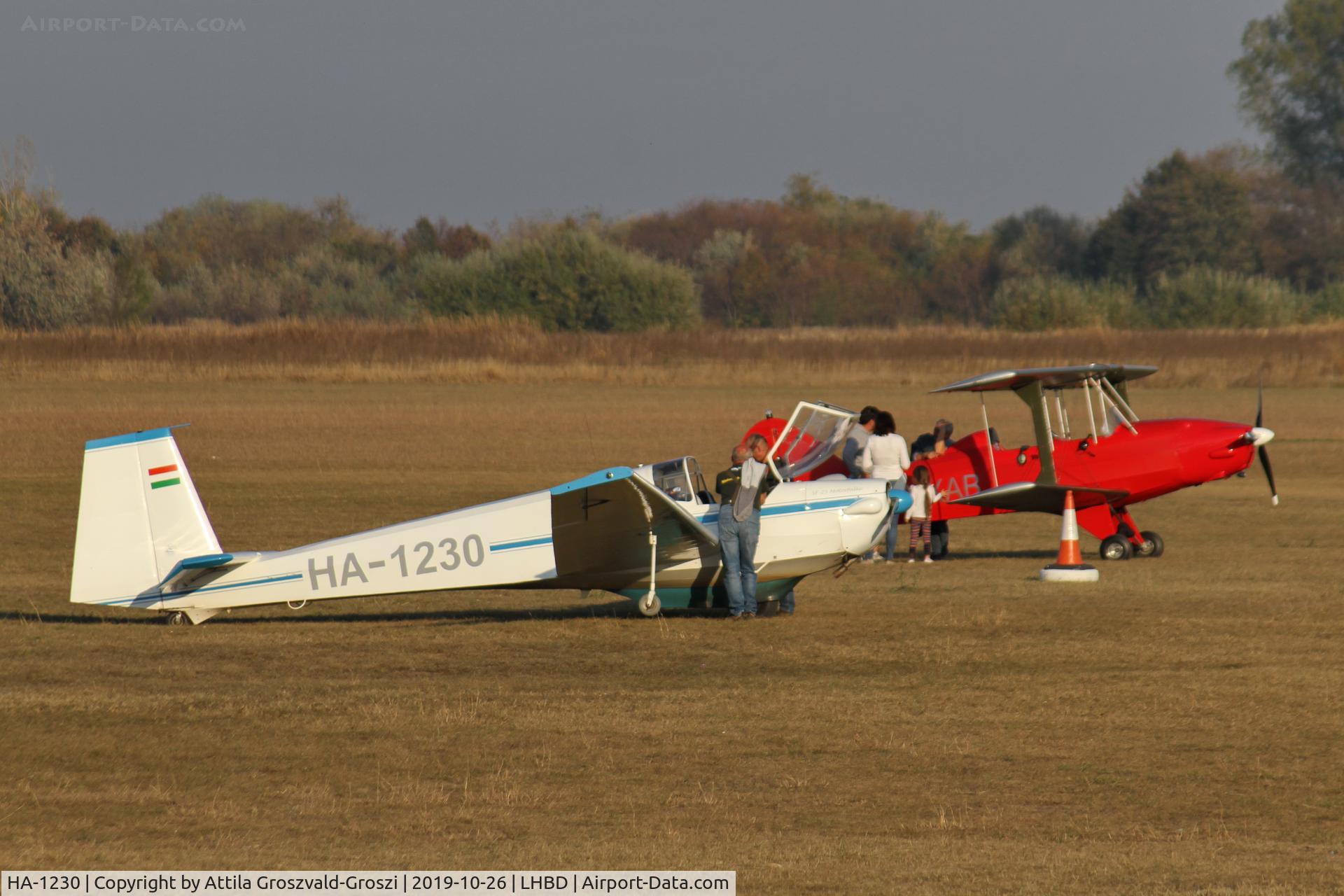 HA-1230, 1971 Scheibe SF-25C Falke C/N 46217C, LHBD - Börgönd Airport, Hungary