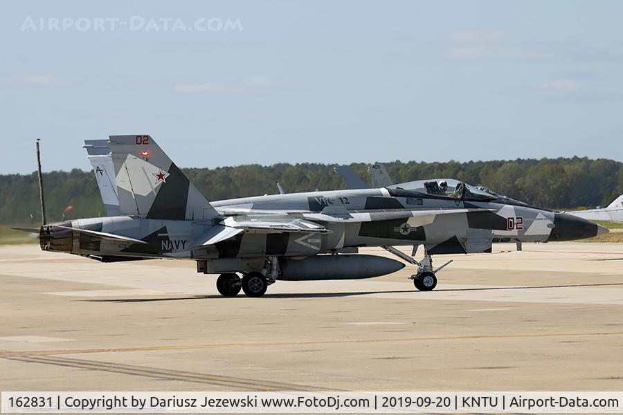 162831, McDonnell Douglas F/A-18A+ Hornet C/N 347/A290, F/A-18A Hornet 162831 AF-02 from VFC-12 