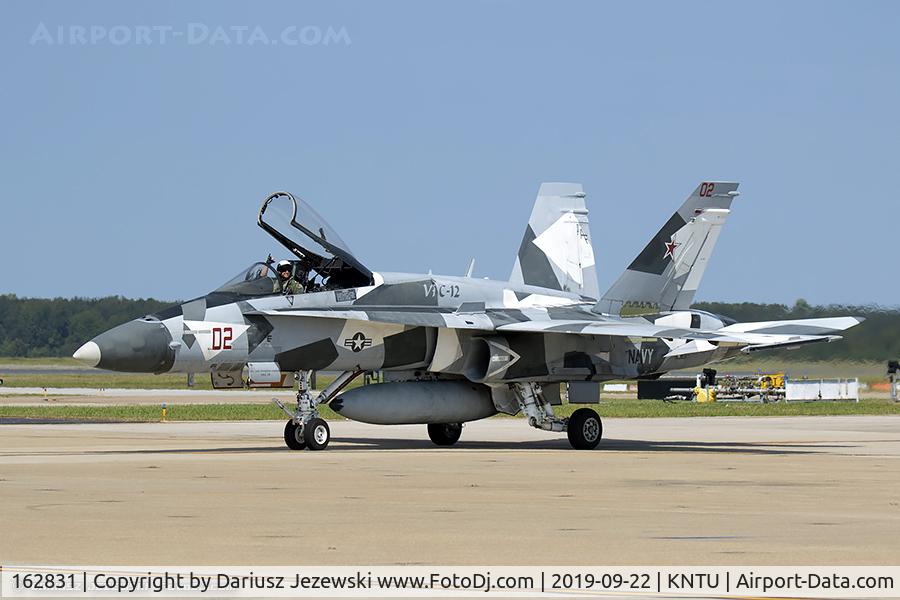 162831, McDonnell Douglas F/A-18A+ Hornet C/N 347/A290, F/A-18A Hornet 162831 AF-02 from VFC-12 