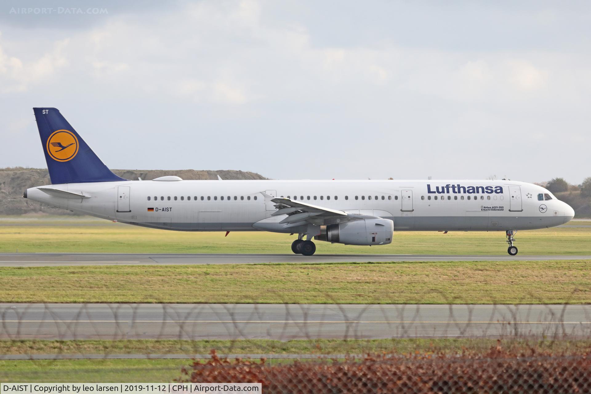 D-AIST, 2009 Airbus A321-231 C/N 4005, Copenhagen 12.11.2019