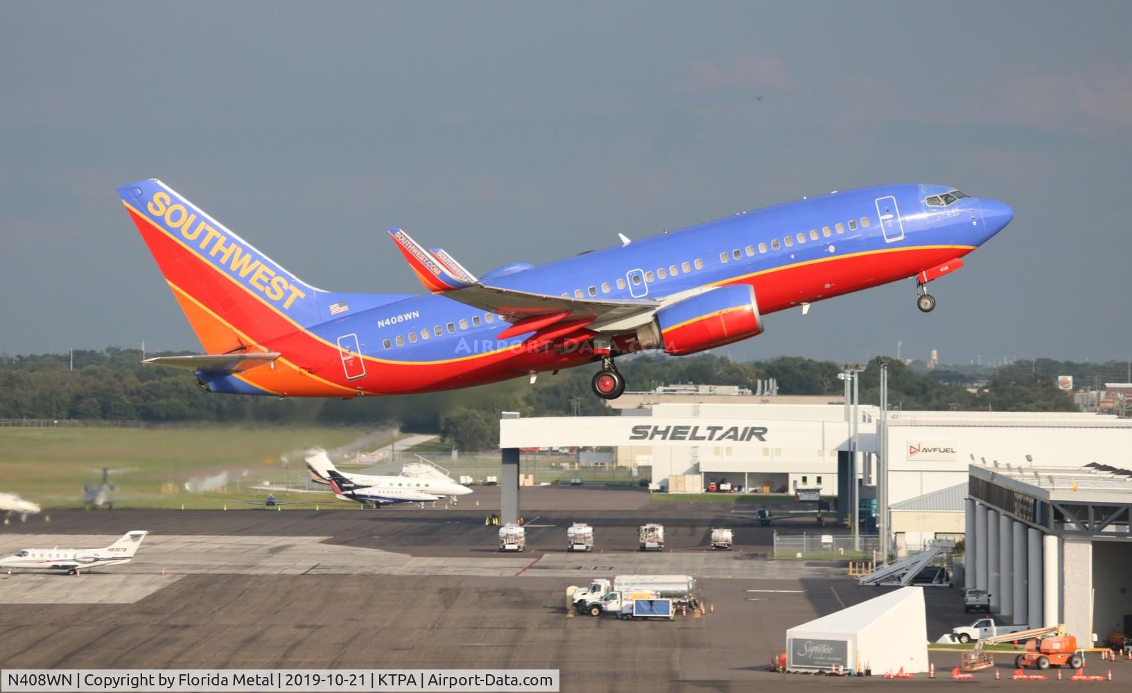 N408WN, 2001 Boeing 737-7H4 C/N 27895, Southwest