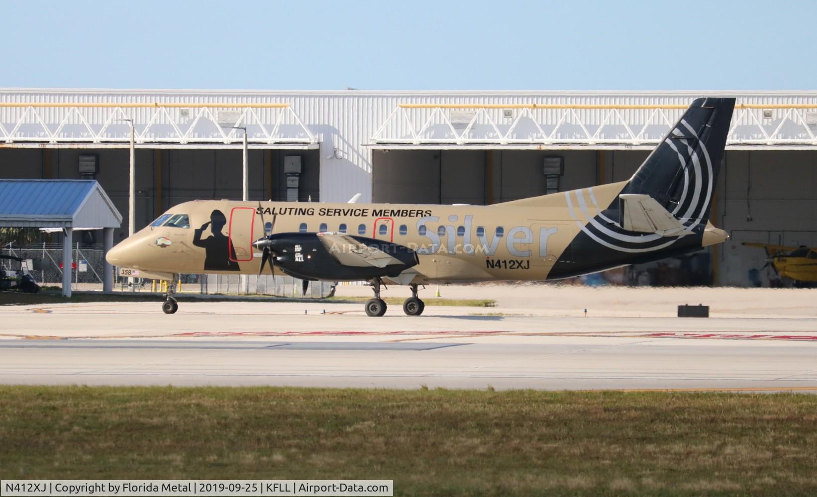 N412XJ, Saab 340B C/N 340B-412, Silver Airways
