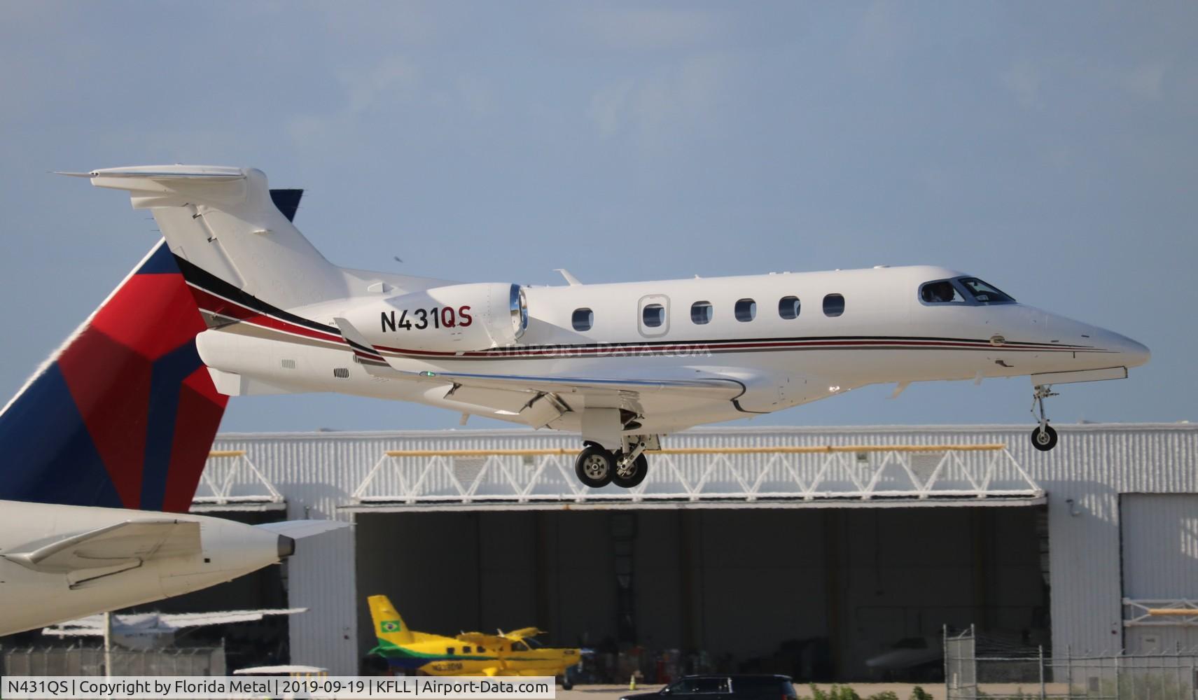 N431QS, 2019 Embraer EMB-505 Phenom 300 C/N 50500507, NetJets