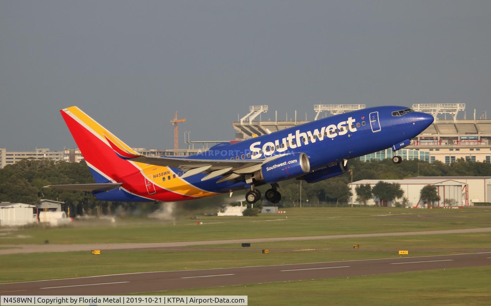 N458WN, 2004 Boeing 737-7H4 C/N 33857, Southwest