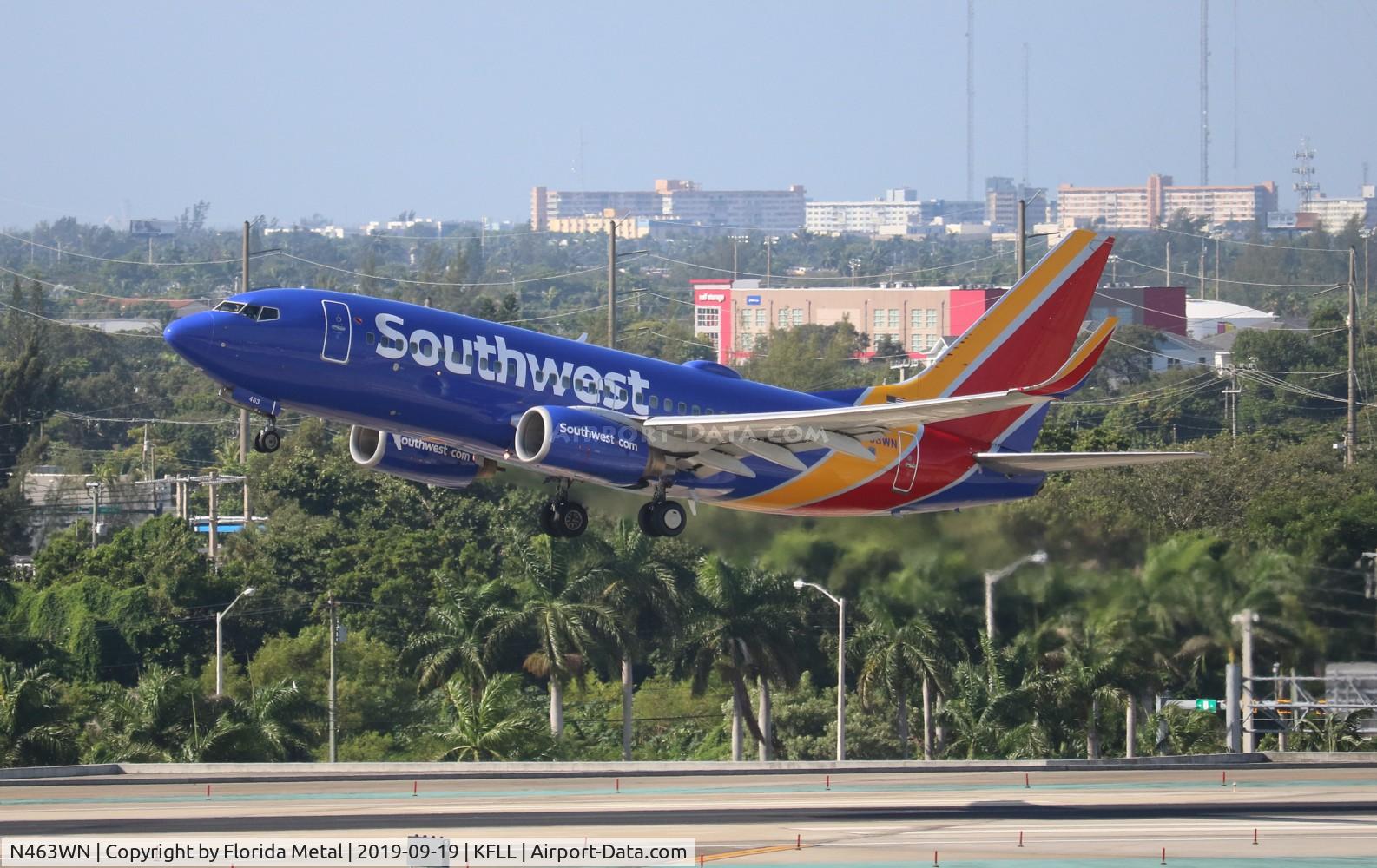 N463WN, 2004 Boeing 737-7H4 C/N 32467, Southwest