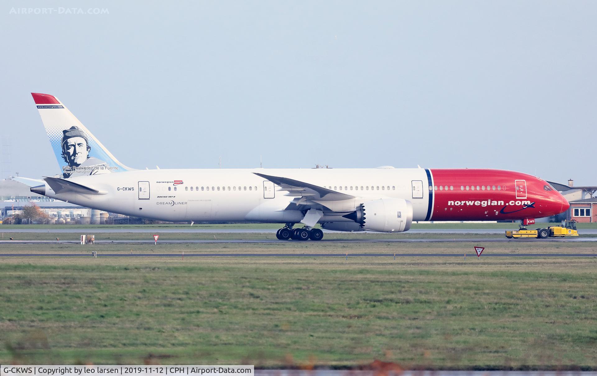G-CKWS, 2018 Boeing 787-9 Dreamliner C/N 63319, Copenhagen 12.11.2019