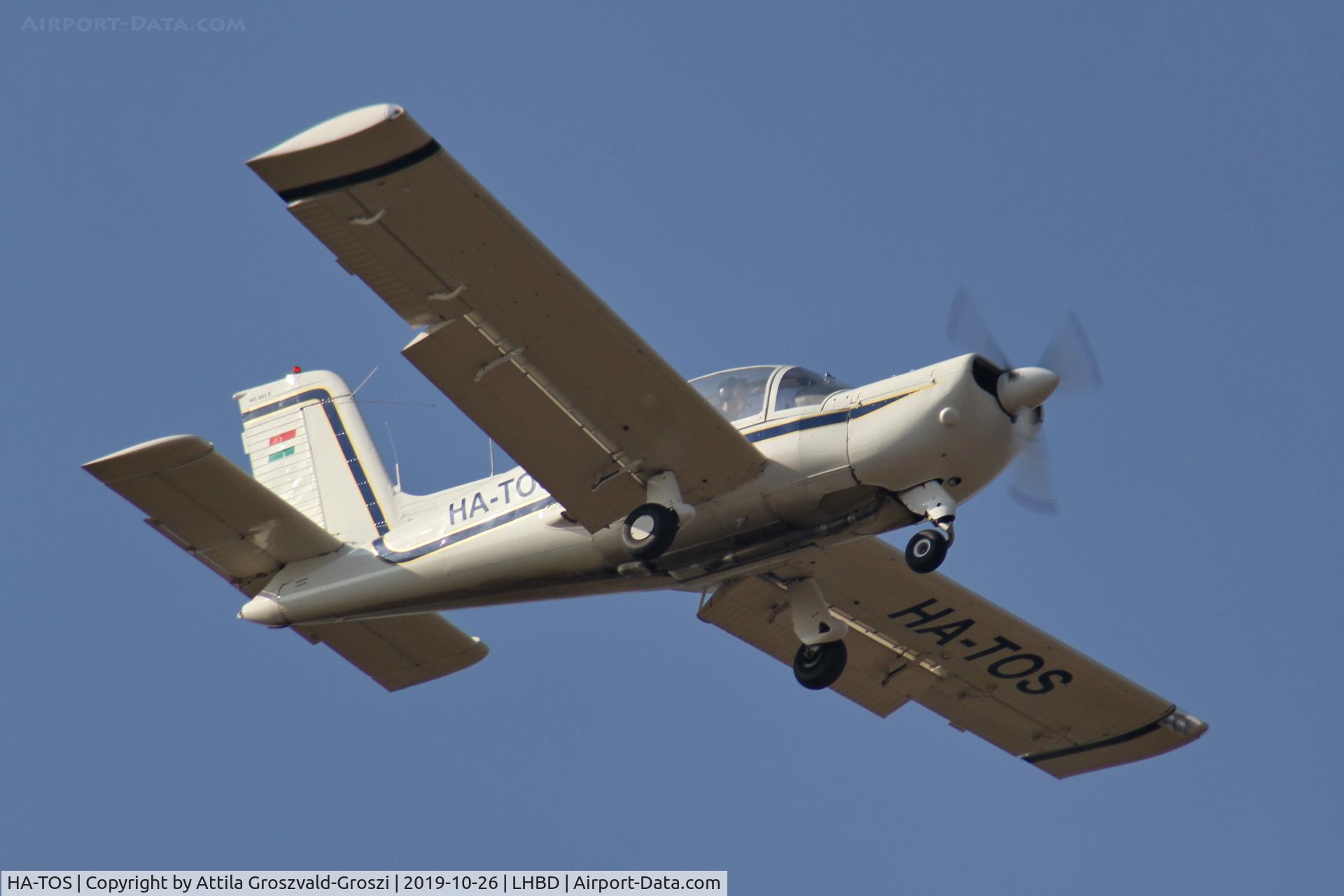 HA-TOS, 1975 Socata MS-893E Rallye Commodore 180GT C/N 12529, LHBD - Börgönd Airport, Hungary