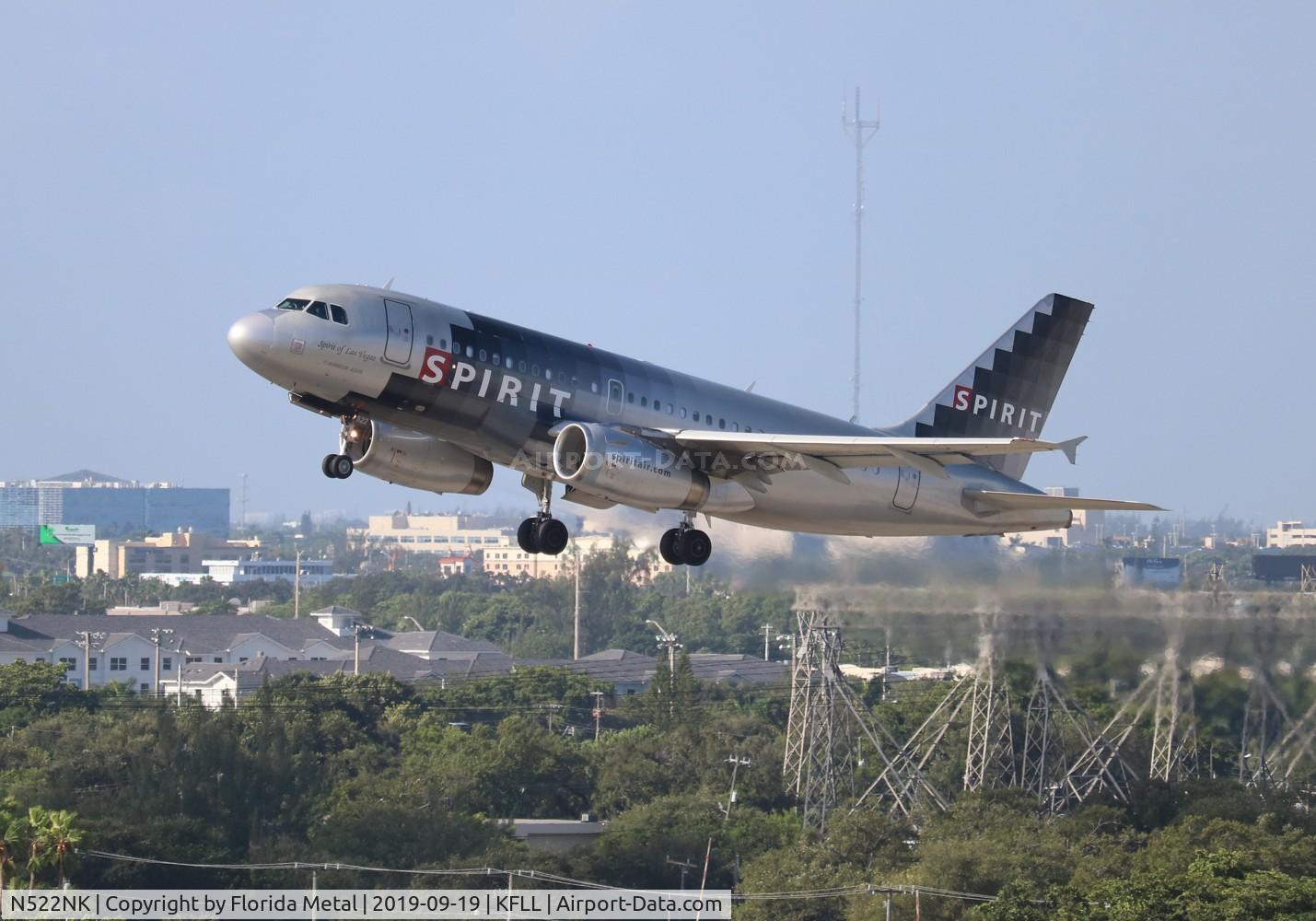N522NK, 2006 Airbus A319-132 C/N 2893, Spirit