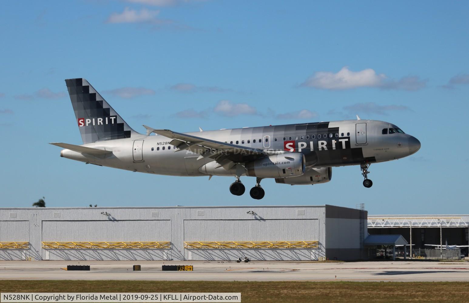 N528NK, 2007 Airbus A319-132 C/N 2983, Spirit