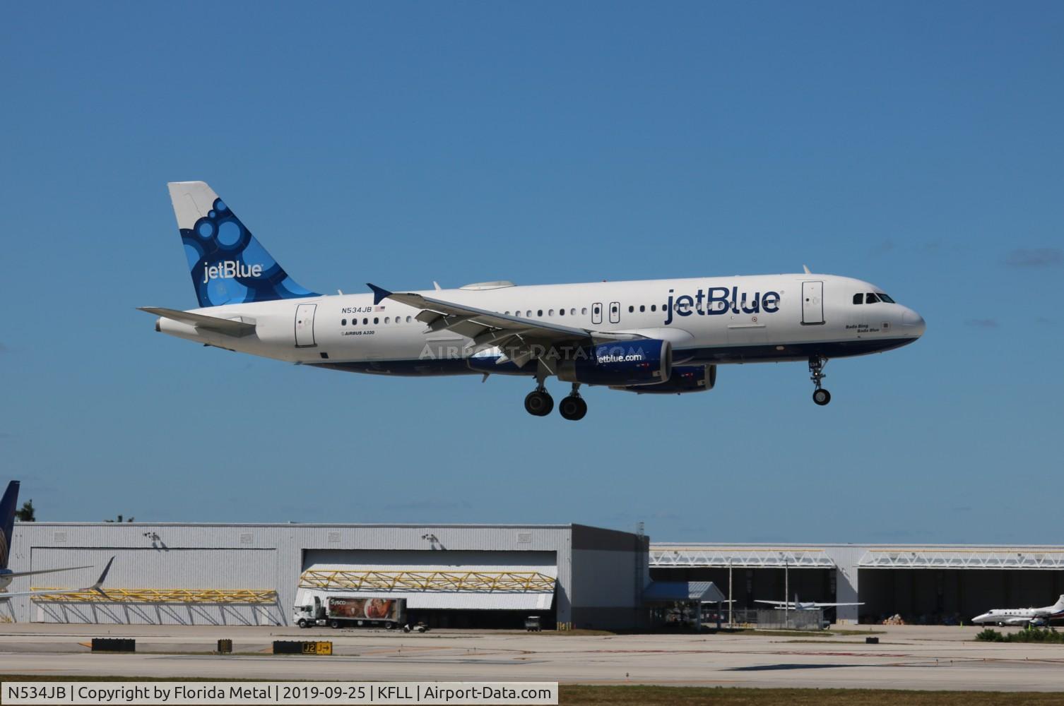N534JB, 2002 Airbus A320-232 C/N 1705, JetBlue