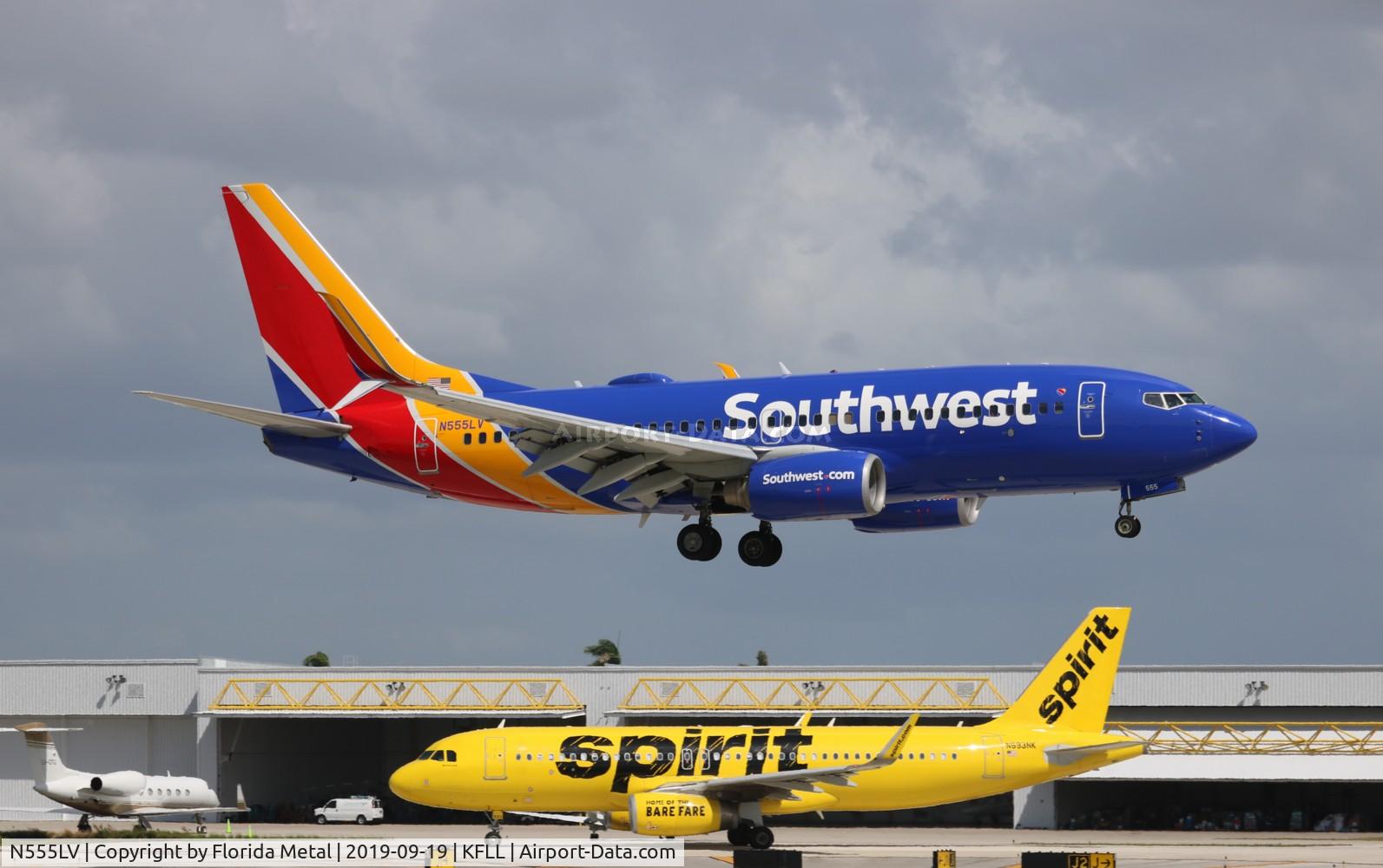 N555LV, 2011 Boeing 737-7BD C/N 36726, Southwest