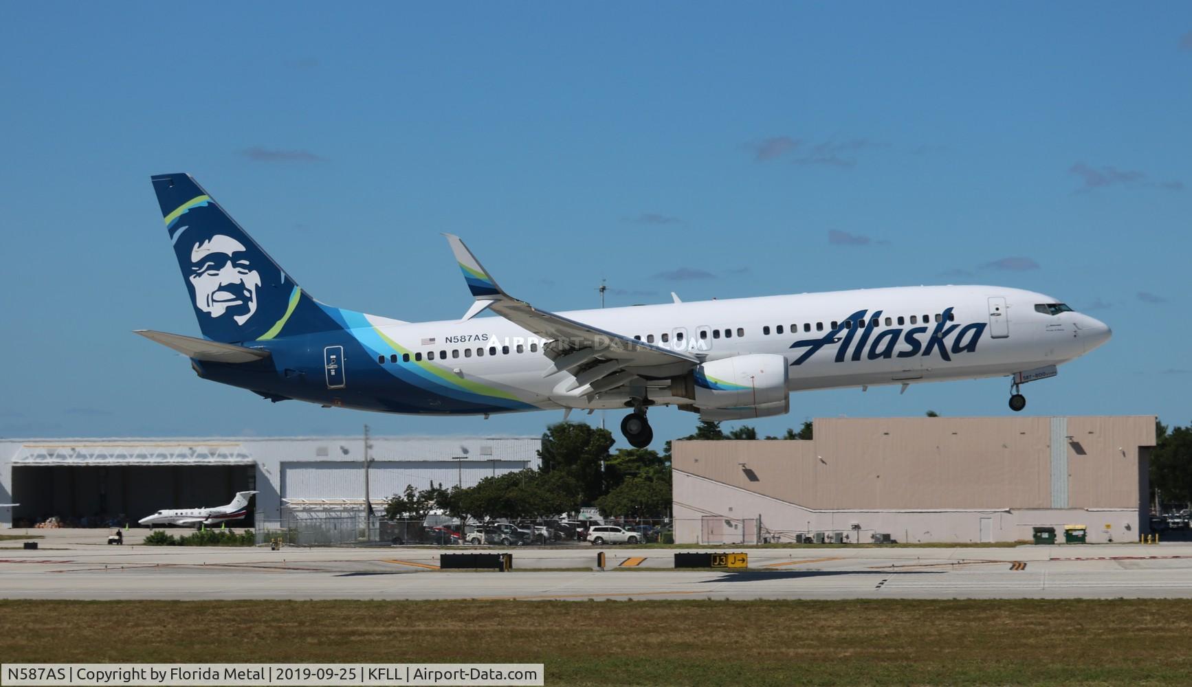 N587AS, 2007 Boeing 737-890 C/N 35684, Alaska