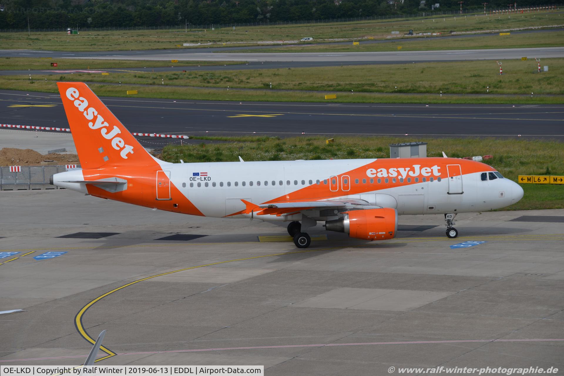 OE-LKD, 2008 Airbus A319-111 C/N 3720, Airbus A319-111 - EC EJU easyJet Europe - 3720 - OE-LKD - 13.06.2019 - DUS