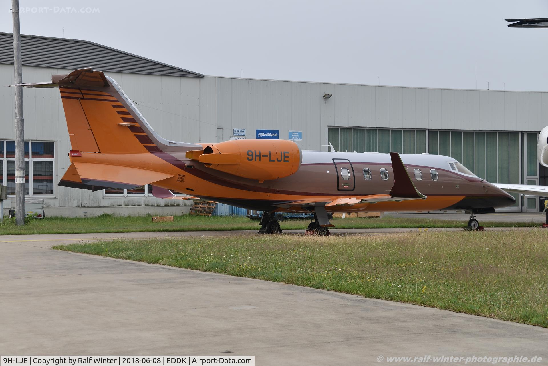 9H-LJE, Learjet 60 C/N 60-362, Learjet 60 - HYP Hyperion Aviation Ltd - 60-362 - 9H-LJE - 08.06.2018 - CGN