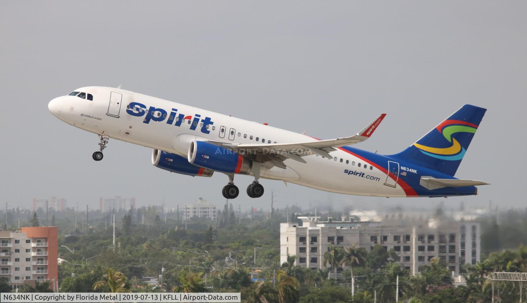 N634NK, 2014 Airbus A320-232 C/N 6370, Spirit
