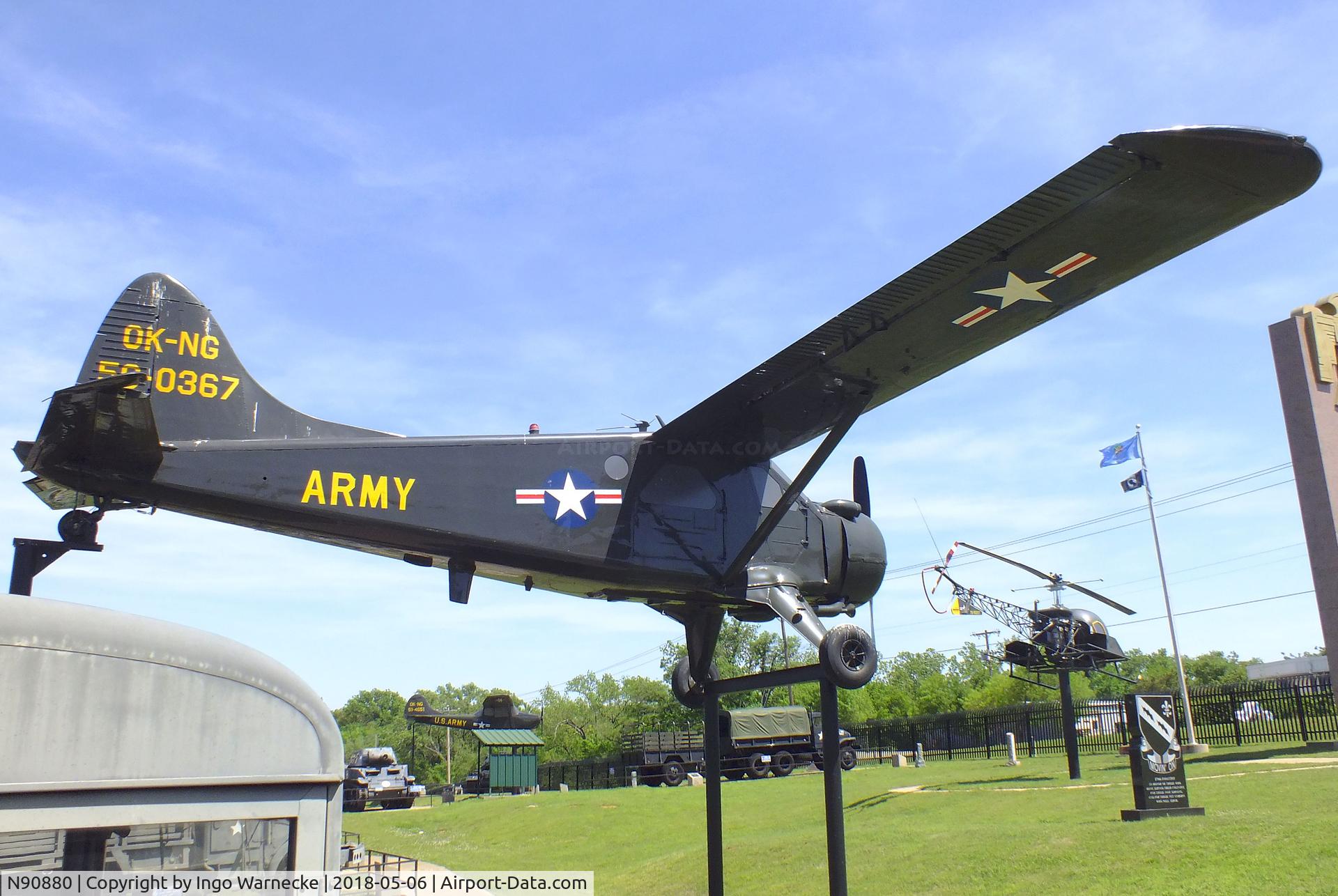 N90880, 1956 De Havilland Canada U-6A Beaver C/N 1062, De Havilland Canada U-6A (DHC-2) Beaver at the 45th Infantry Division Museum, Oklahoma City OK