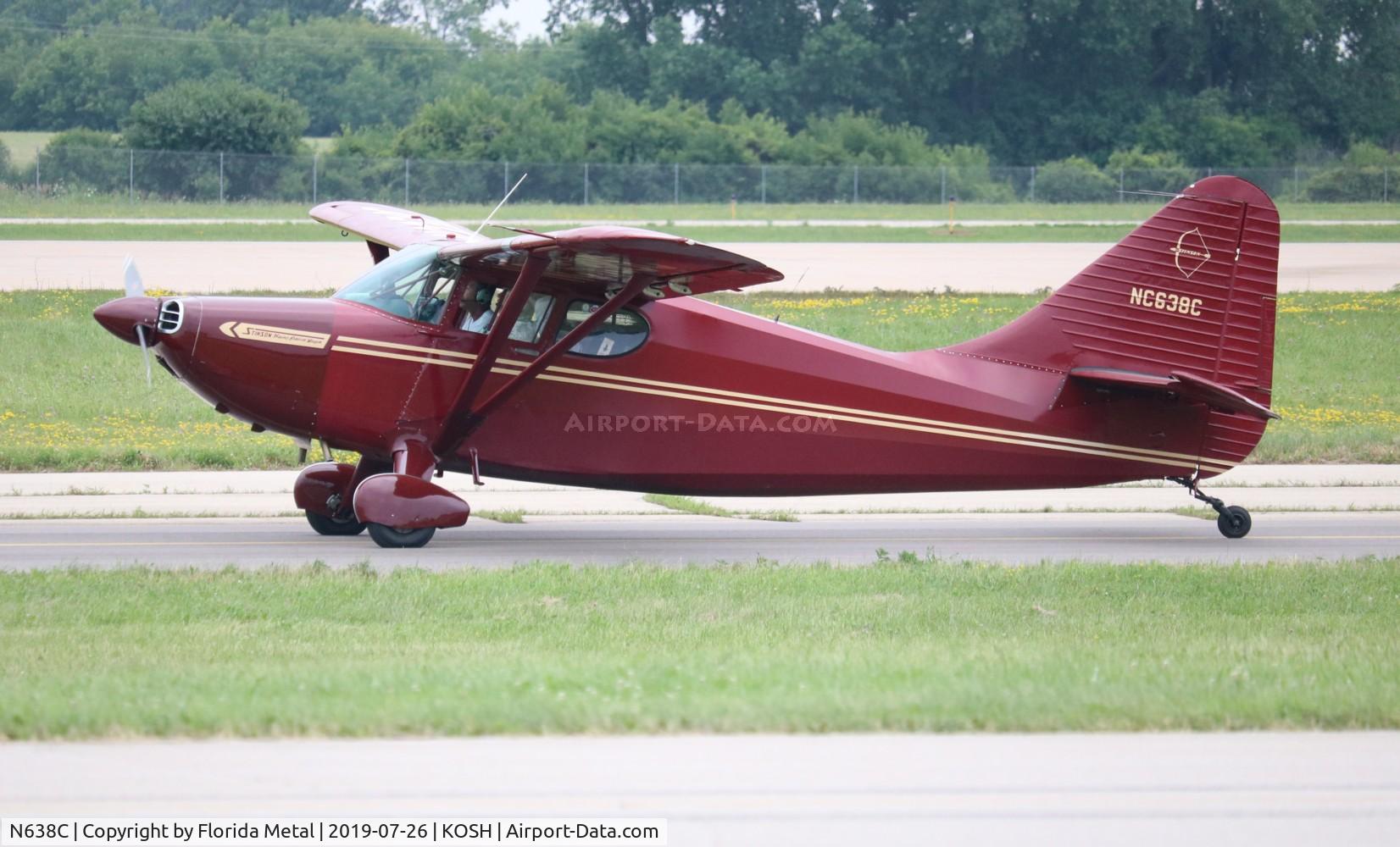 N638C, 1947 Stinson 108-3 Voyager C/N 108-3638, Stinson 108