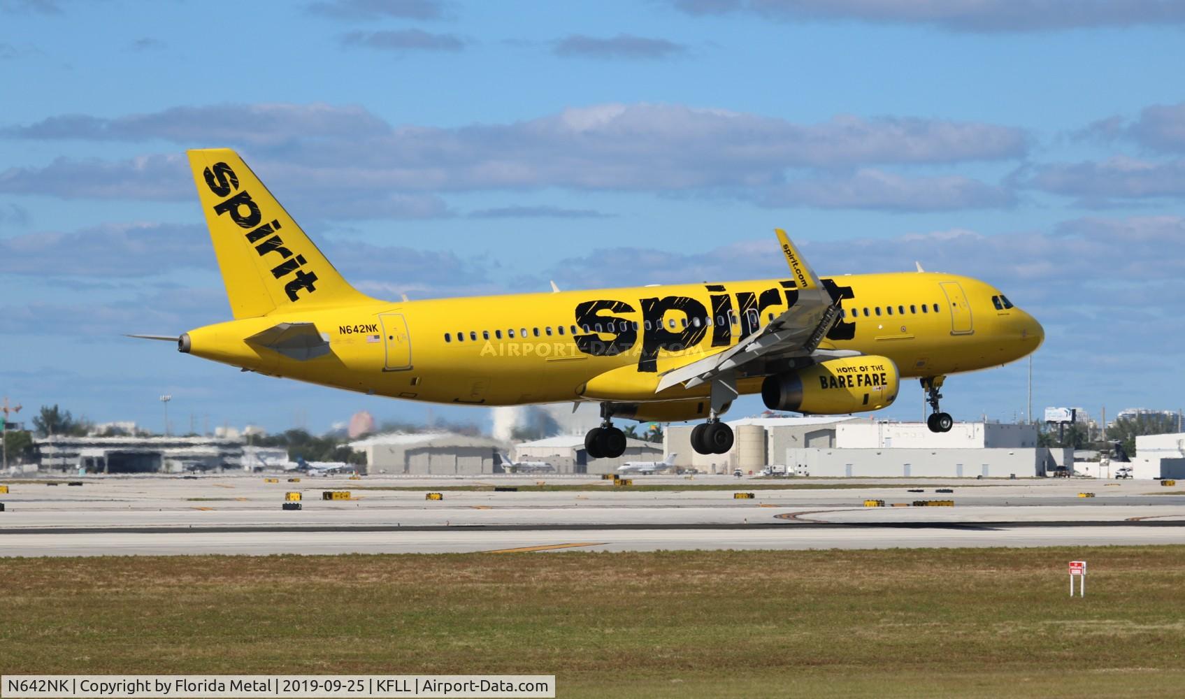 N642NK, 2015 Airbus A320-214 C/N 6586, Spirit