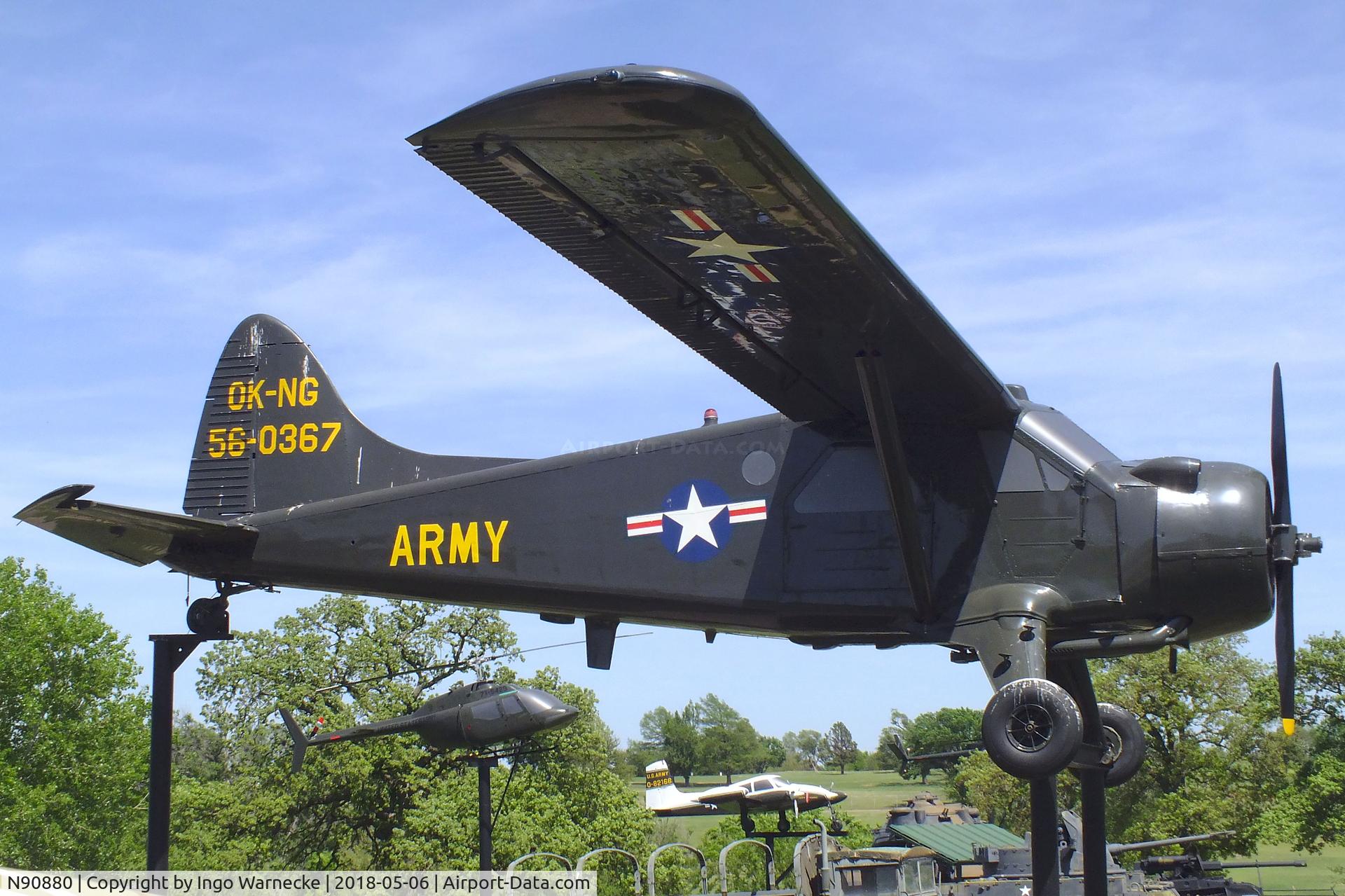 N90880, 1956 De Havilland Canada U-6A Beaver C/N 1062, De Havilland Canada U-6A (DHC-2) Beaver at the 45th Infantry Division Museum, Oklahoma City OK