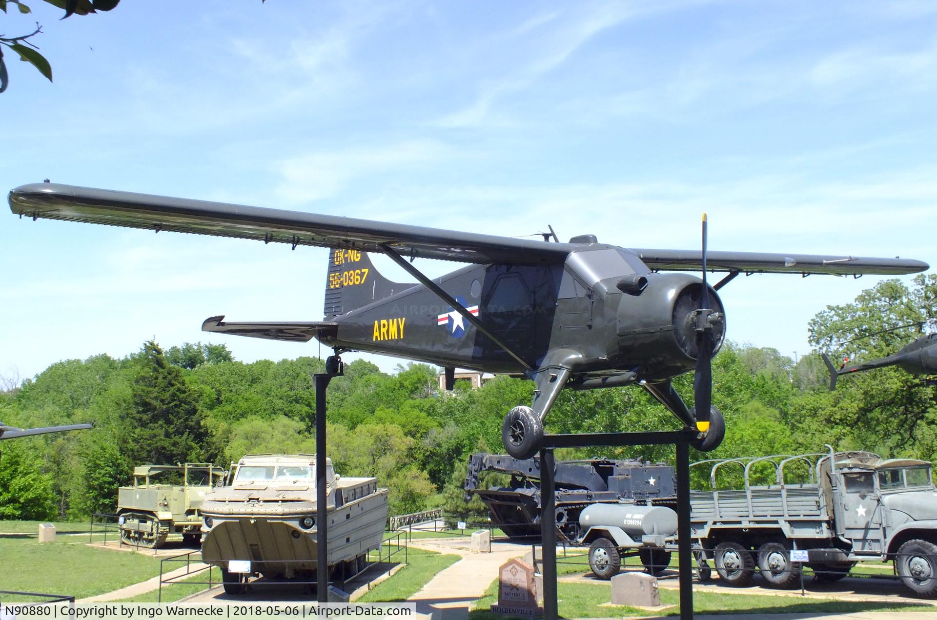 N90880, 1956 De Havilland Canada U-6A Beaver C/N 1062, De Havilland Canada U-6A (DHC-2) Beaver at the 45th Infantry Division Museum, Oklahoma City OK