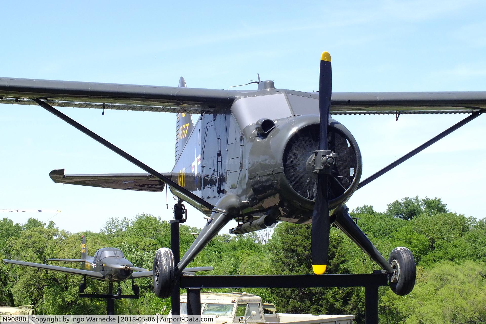 N90880, 1956 De Havilland Canada U-6A Beaver C/N 1062, De Havilland Canada U-6A (DHC-2) Beaver at the 45th Infantry Division Museum, Oklahoma City OK