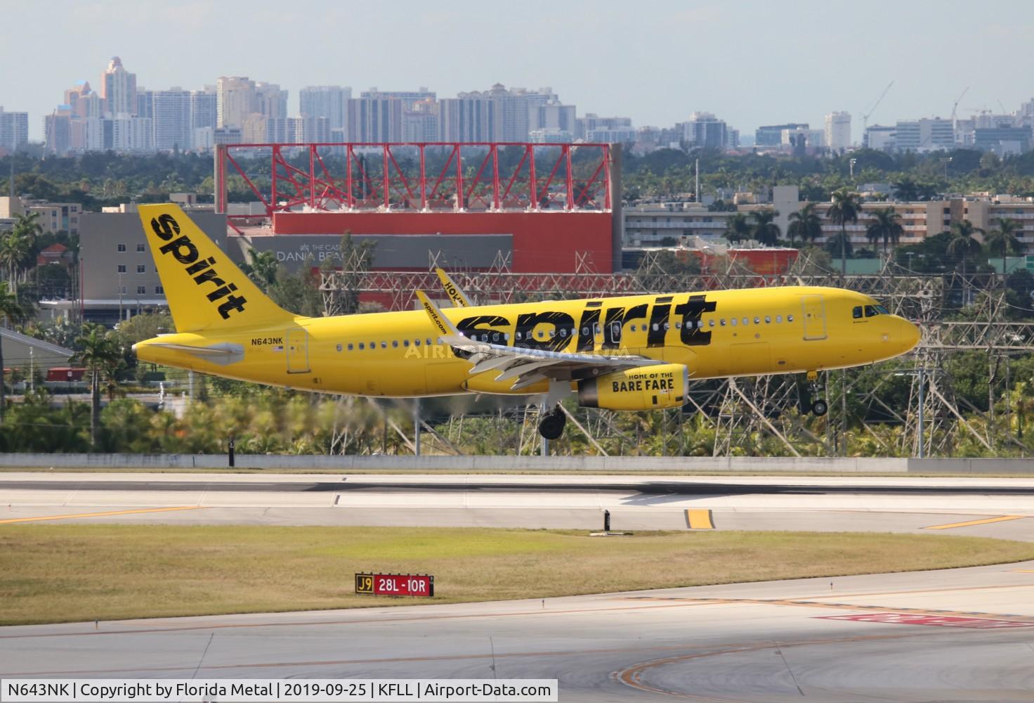 N643NK, 2015 Airbus A320-232 C/N 6616, Spirit
