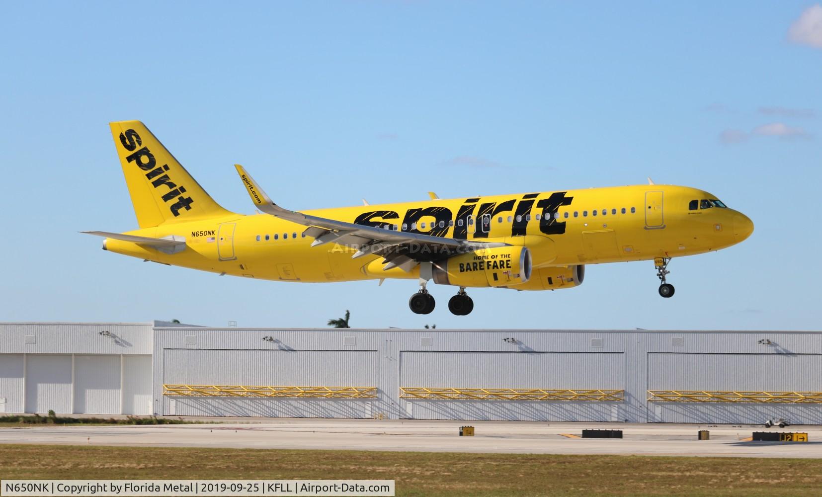 N650NK, 2017 Airbus A320-232 C/N 7724, Spirit