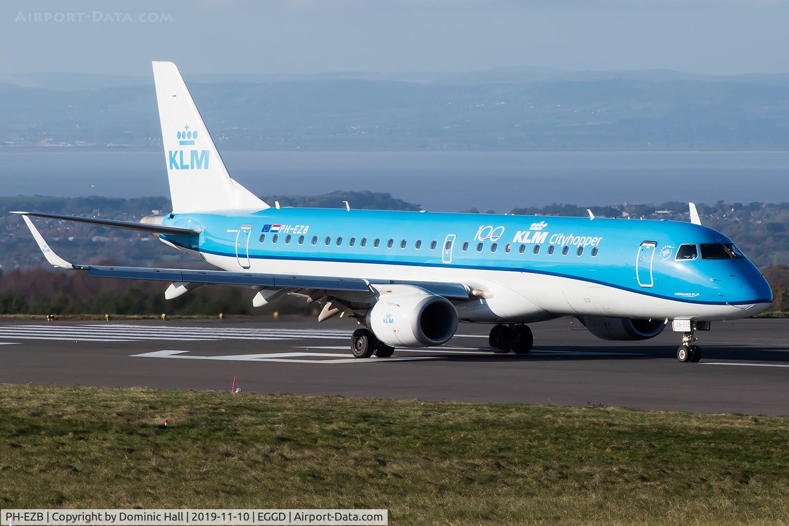 PH-EZB, 2008 Embraer 190LR (ERJ-190-100LR) C/N 19000235, Departing RWY 09