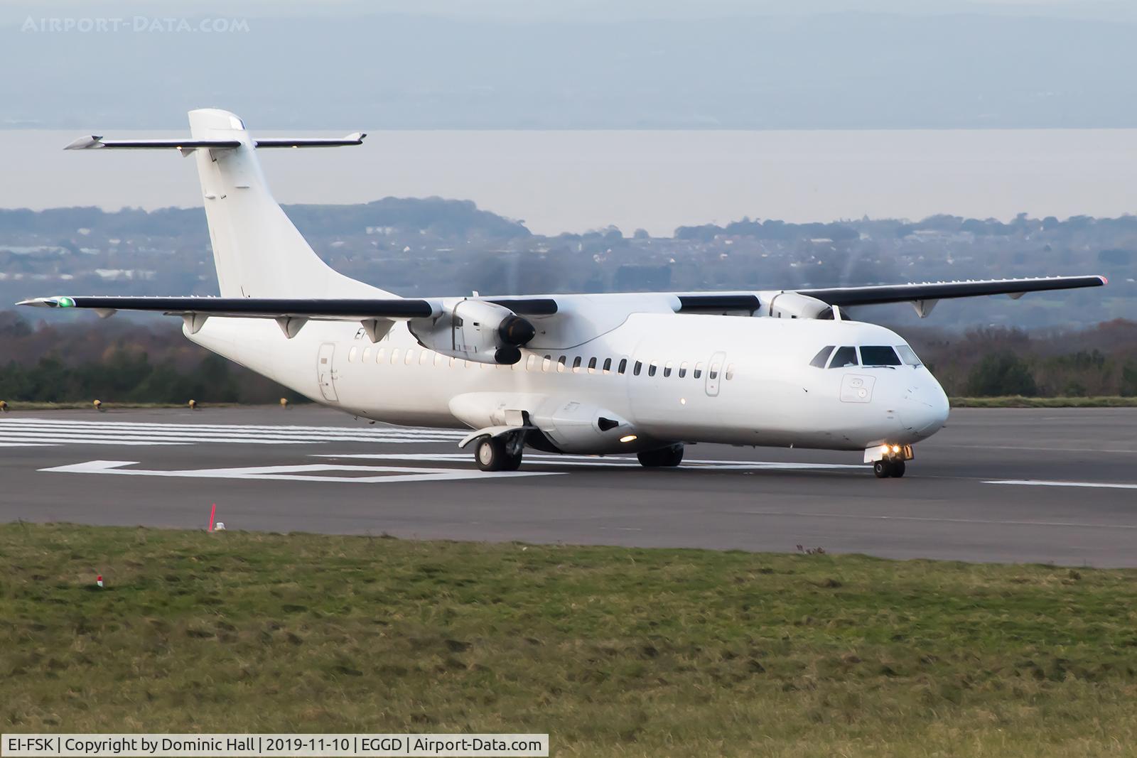 EI-FSK, 2016 ATR 72-212A C/N 1326, Departing RWY 09
