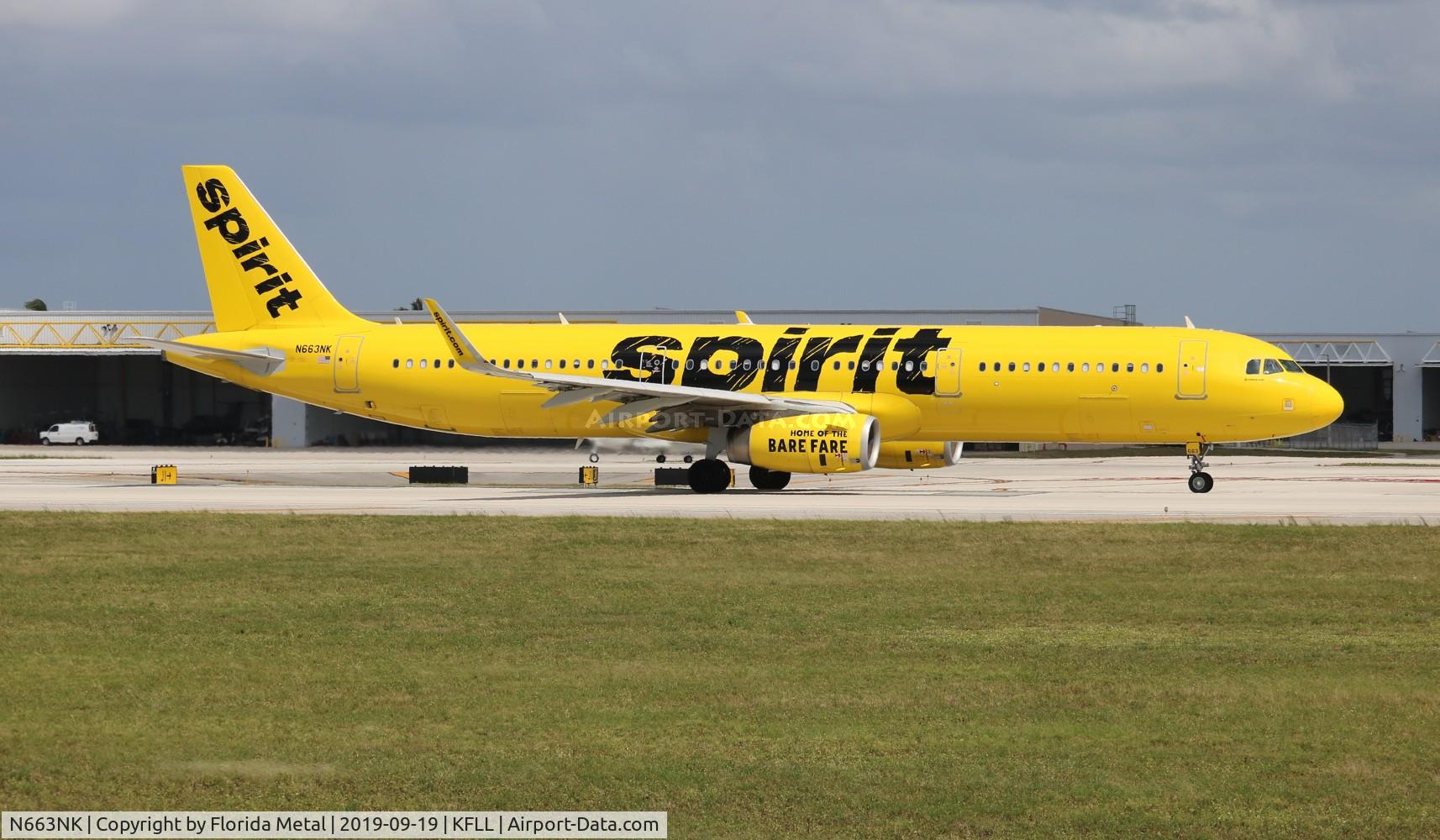 N663NK, 2016 Airbus A321-231 C/N 6994, Spirit