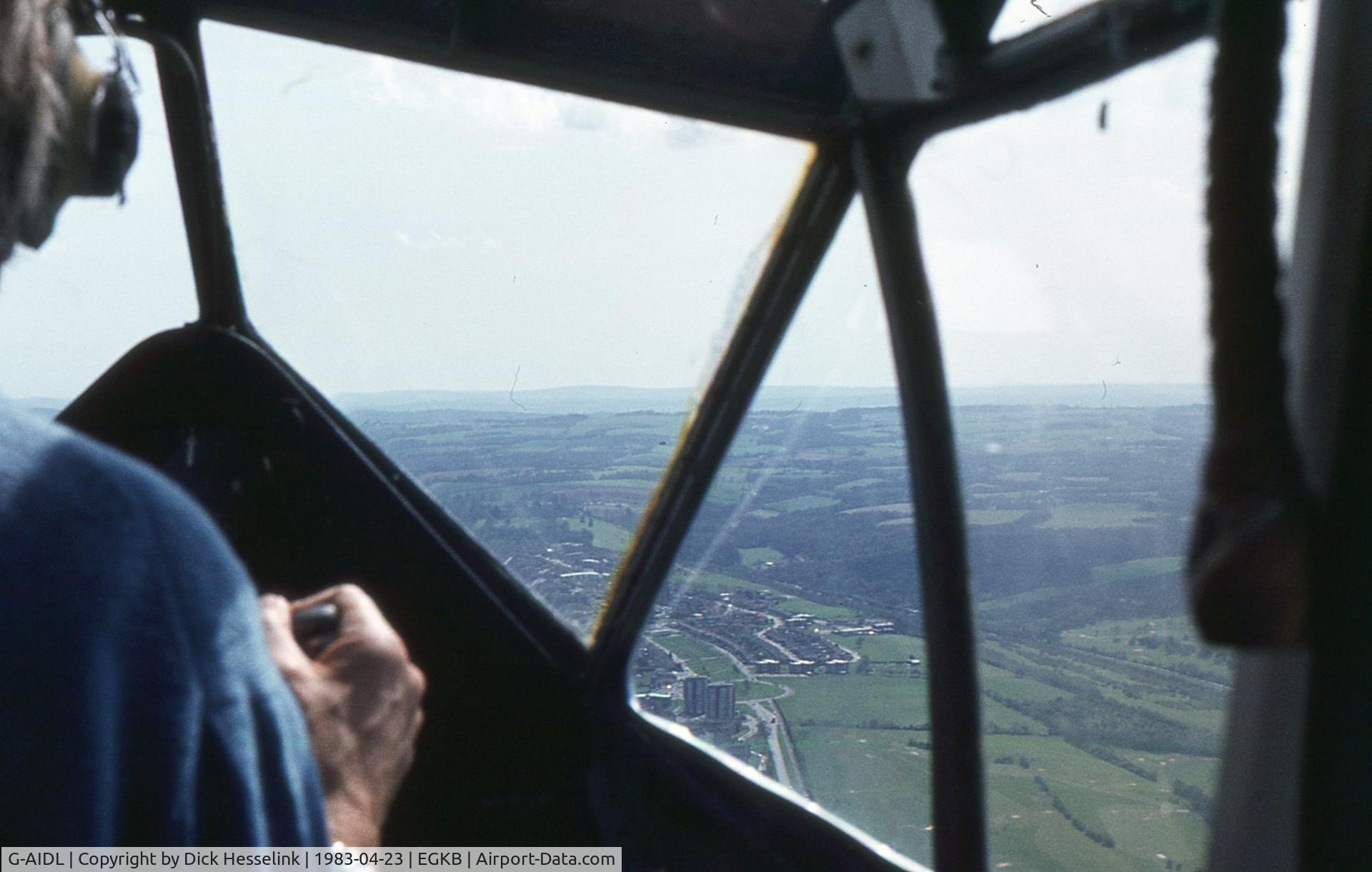 G-AIDL, 1946 De Havilland DH-89A Dominie/Dragon Rapide 6 C/N 6968, Magnificent view from behind the pilot