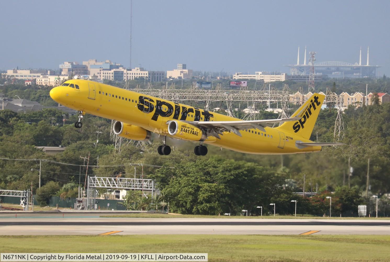 N671NK, 2016 Airbus A321-231 C/N 7246, Spirit