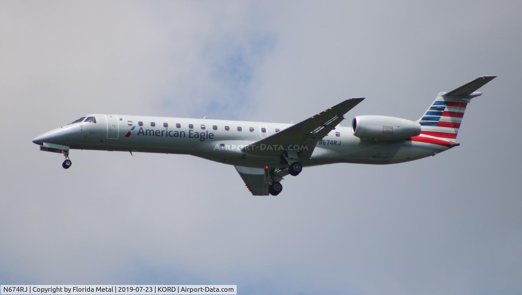 N674RJ, 2004 Embraer ERJ-145LR (EMB-145LR) C/N 14500801, American Eagle