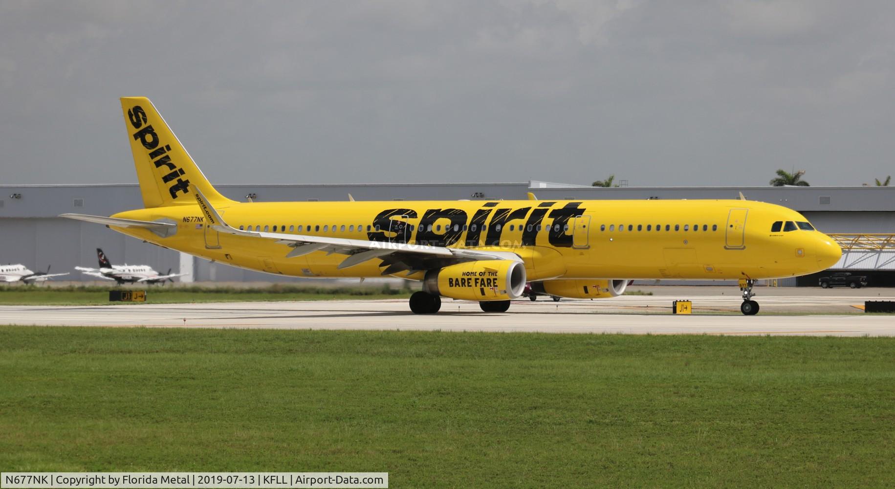 N677NK, 2017 Airbus A321-231 C/N 7690, Spirit