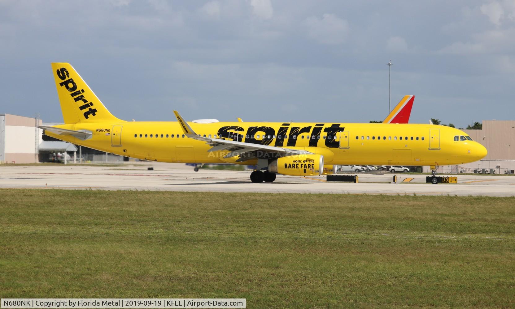 N680NK, 2017 Airbus A321-231SL C/N 7870, Spirit