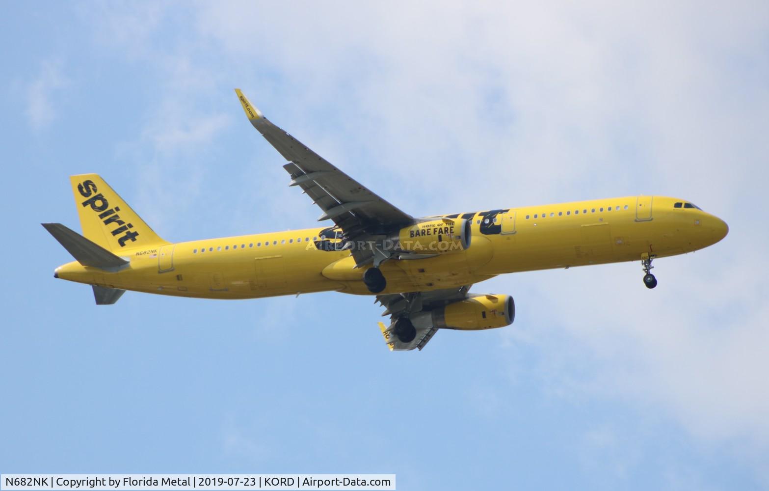 N682NK, 2017 Airbus A321-231 C/N 7957, Spirit