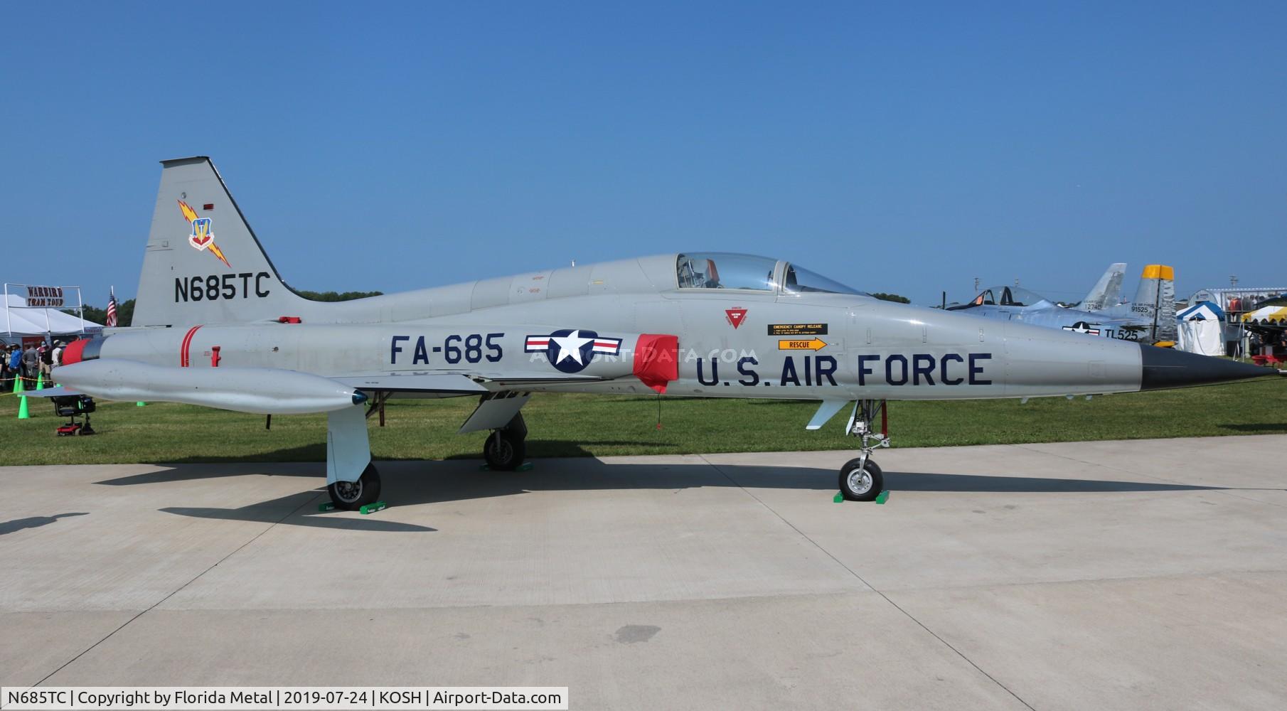 N685TC, 1968 Northrop RF-5A Freedom Fighter C/N 1009, Northrop F-5A