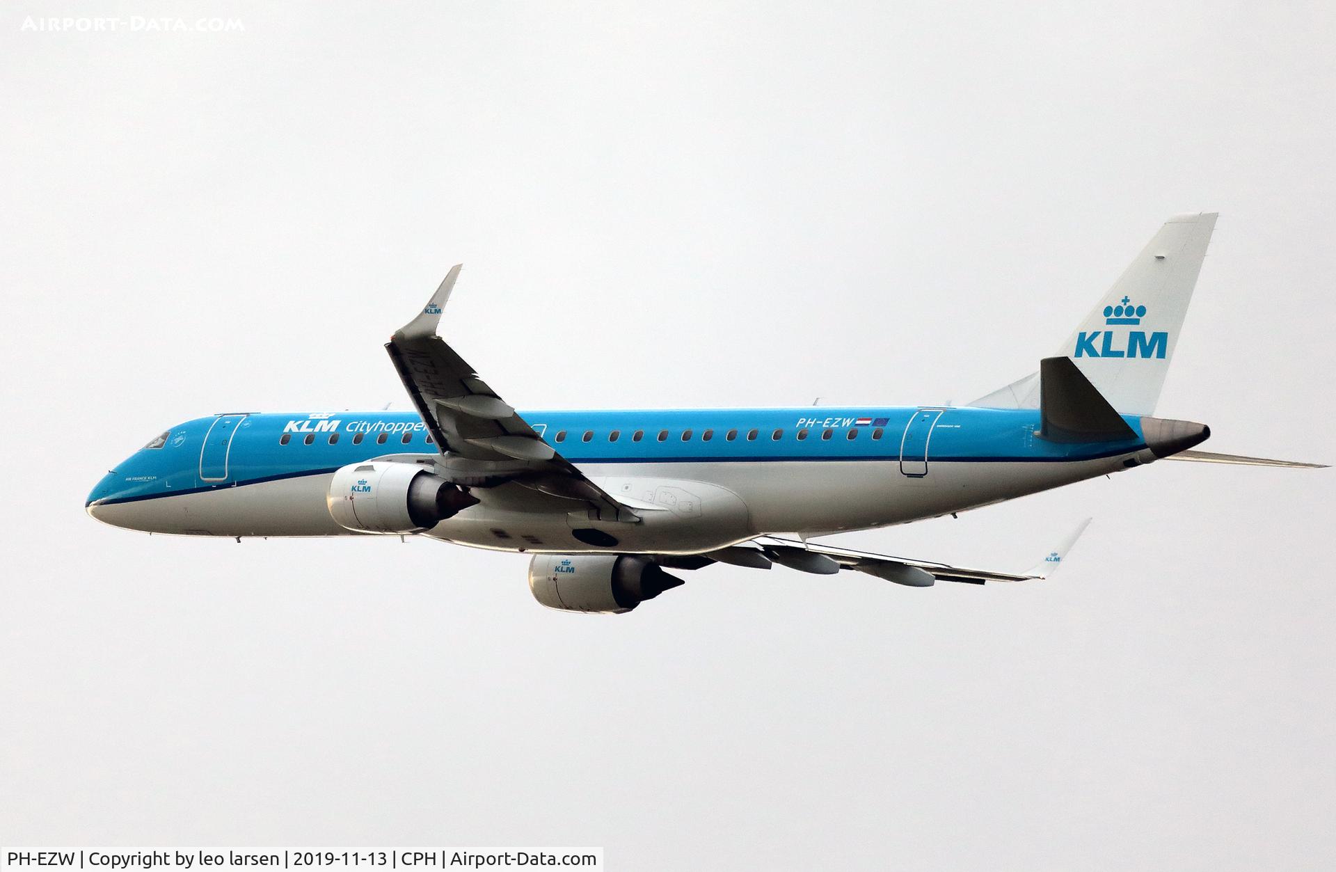 PH-EZW, 2012 Embraer 190LR (ERJ-190-100LR) C/N 19000533, Copenhagen 13.11.2019