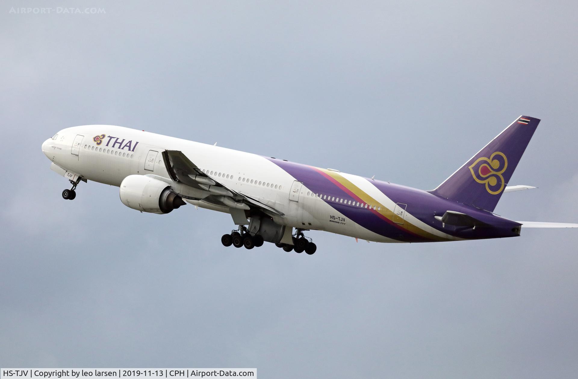 HS-TJV, 2007 Boeing 777-2D7/ER C/N 34590/665, Copenhagen 13.11.2019