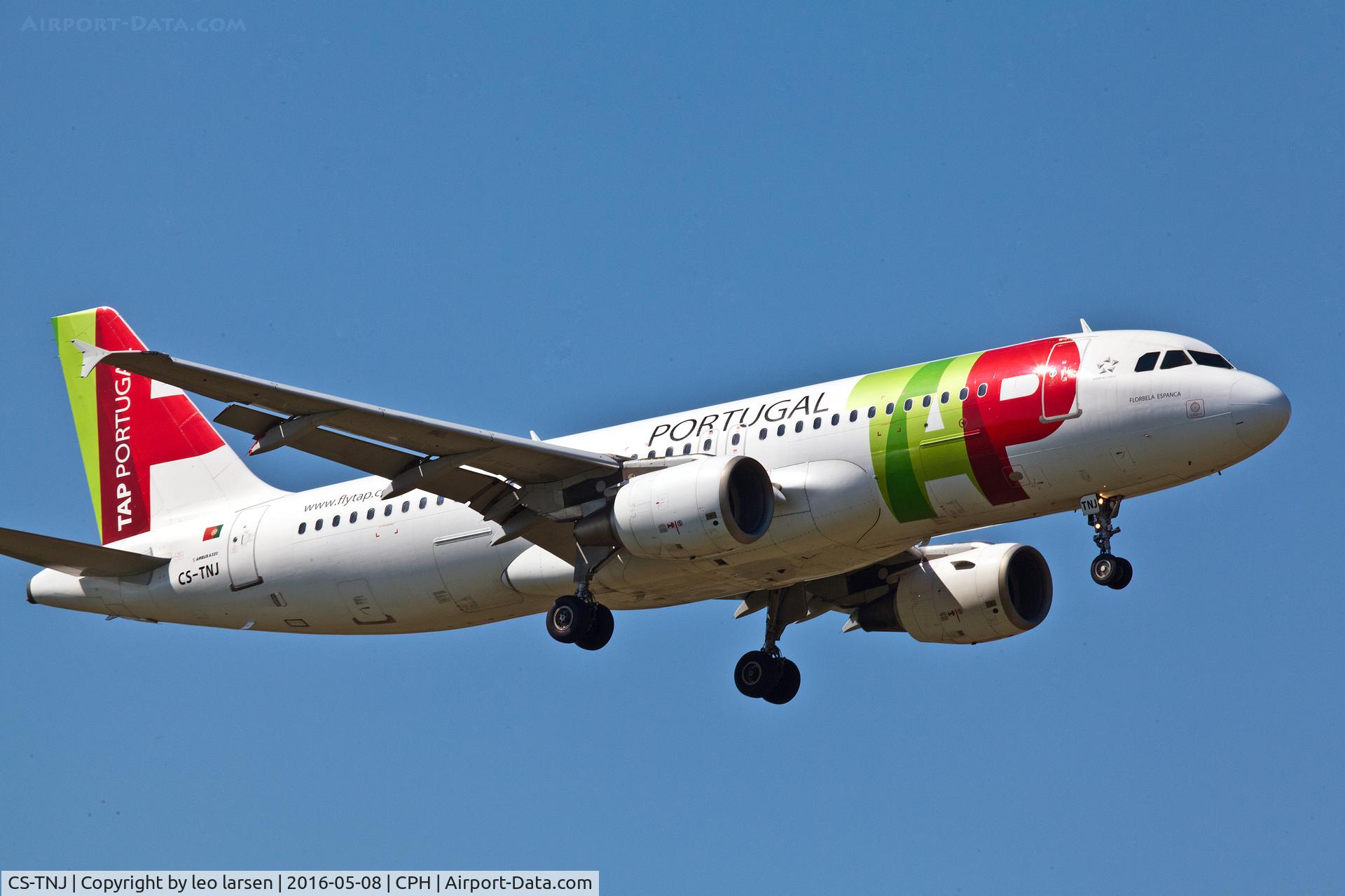 CS-TNJ, 2000 Airbus A320-214 C/N 1181, Copenhagen 8.5.2016