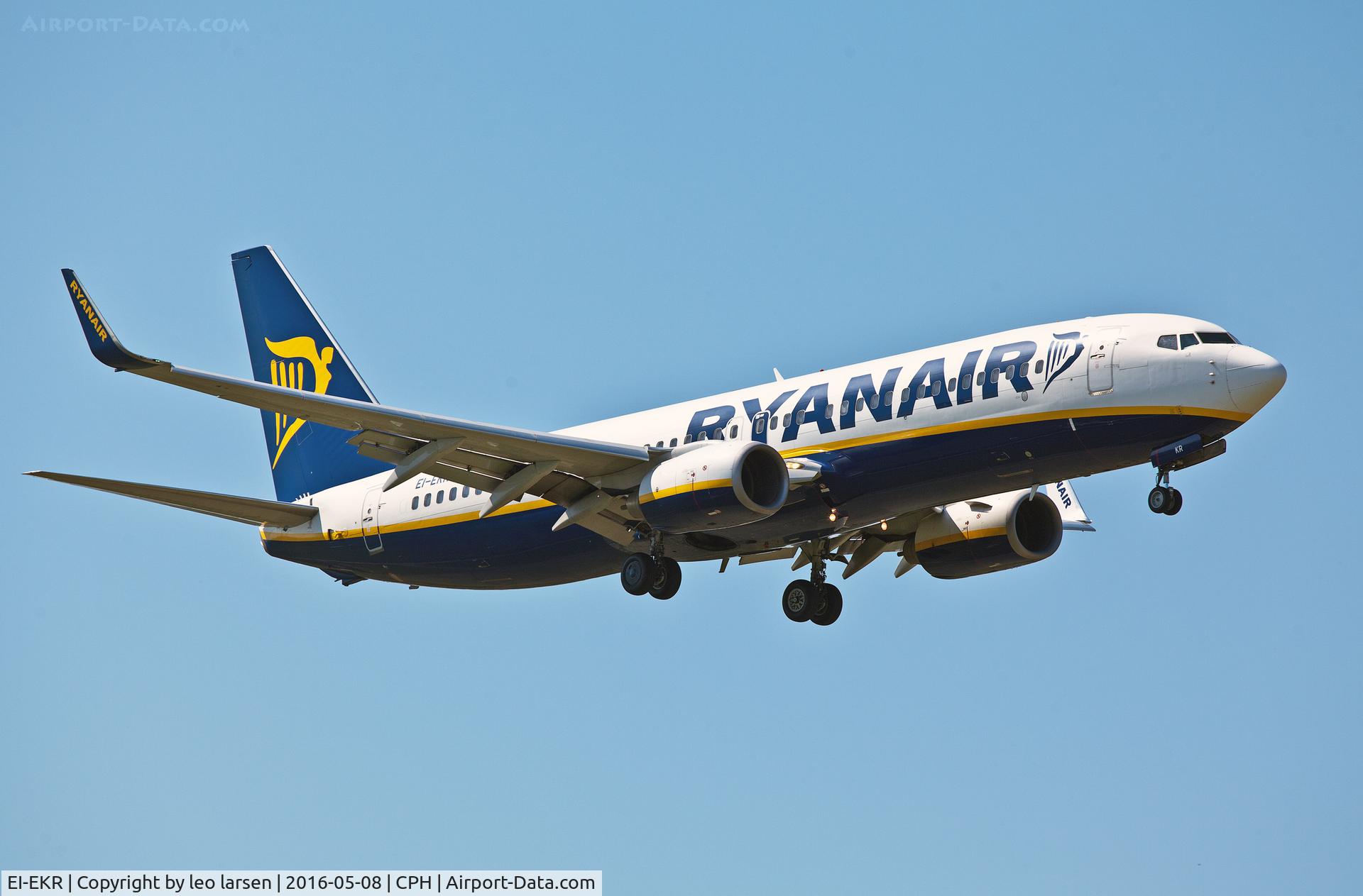 EI-EKR, 2010 Boeing 737-8AS C/N 38503, Copenhagen 8.5.2016