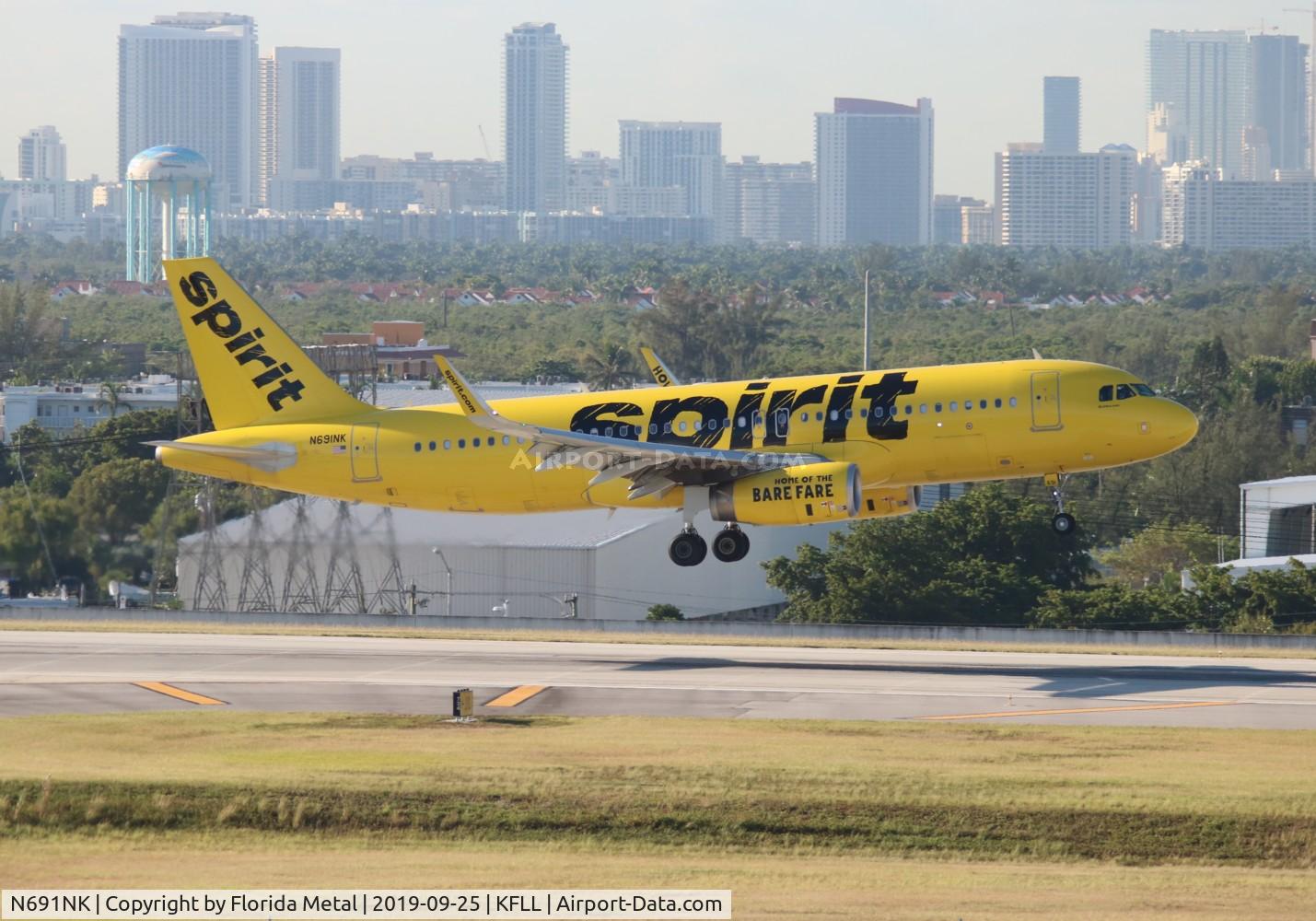 N691NK, 2018 Airbus A320-232 C/N 8613, Spirit