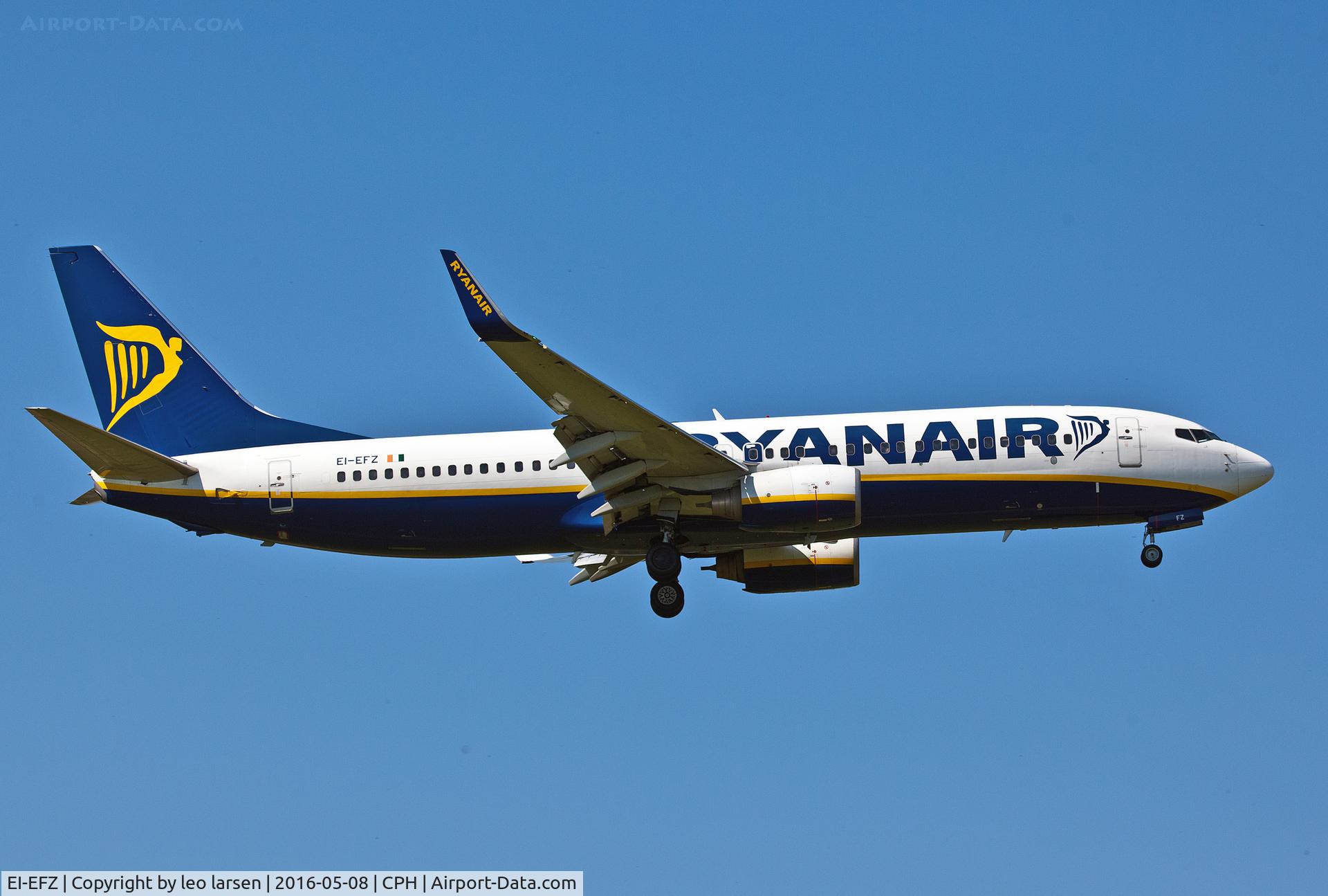 EI-EFZ, 2009 Boeing 737-8AS C/N 38489, Copenhagen 8.5.2016